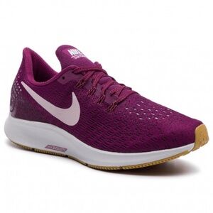 Nike  ZOOM  Women's Burgundy and Pink Athletic Shoes